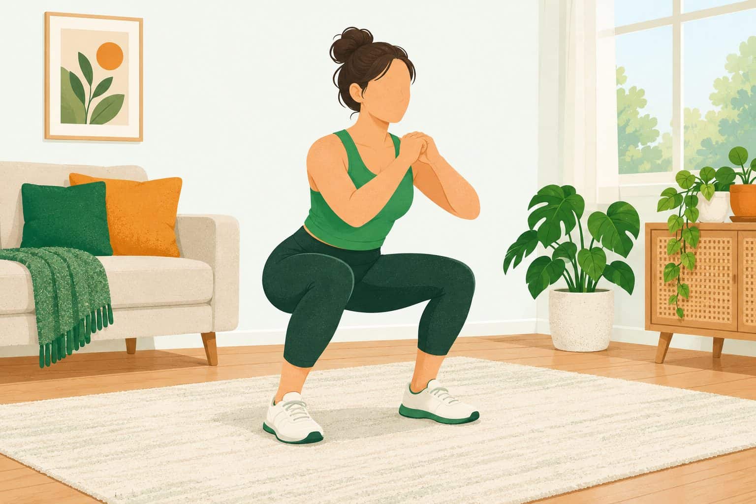 7 no-equipment workouts at home