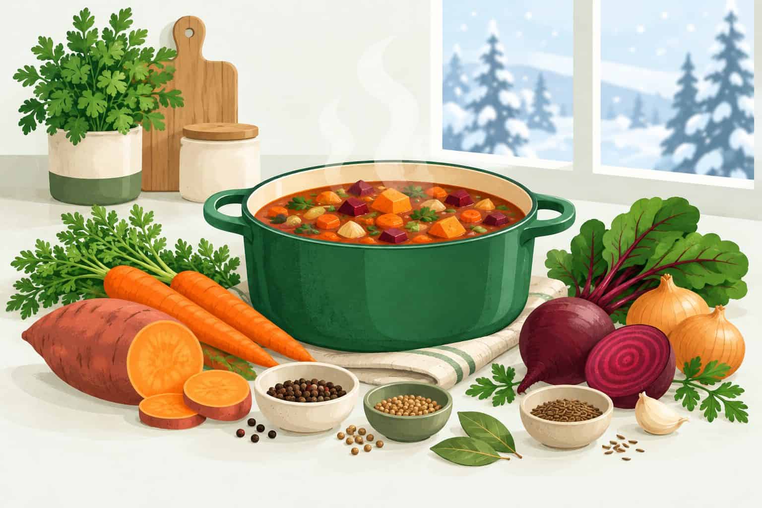 The recipes for your healthy lifestyle in winter